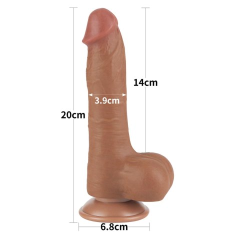 8'' Sliding Skin Dual Layer Dong Brown LoveToy - Boys of Toys Sp. z o.o. (dystrybutor) 8'' Sliding Skin Dual Layer Dong Brown LoveToy - Boys of Toys Sp. z o.o. (dystrybutor)