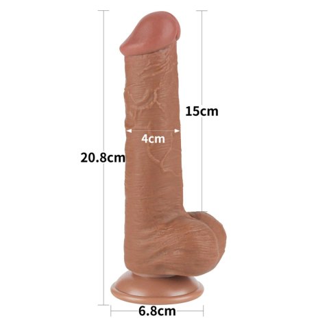8'' Sliding Skin Dual Layer Dong Brown LoveToy - Boys of Toys Sp. z o.o. (dystrybutor) 8'' Sliding Skin Dual Layer Dong Brown LoveToy - Boys of Toys Sp. z o.o. (dystrybutor)