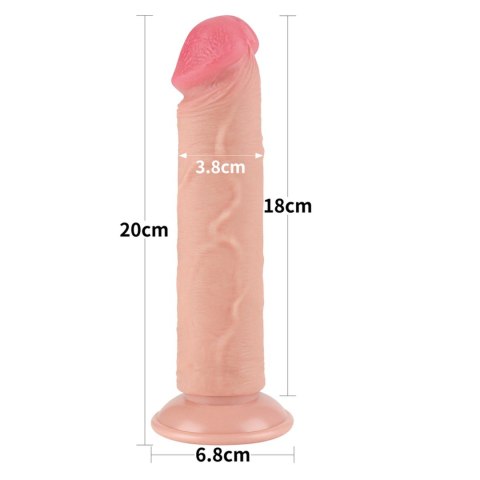 8'' Sliding Skin Dual Layer Dong Flesh LoveToy - Boys of Toys Sp. z o.o. (dystrybutor) 8'' Sliding Skin Dual Layer Dong Flesh LoveToy - Boys of Toys Sp. z o.o. (dystrybutor)