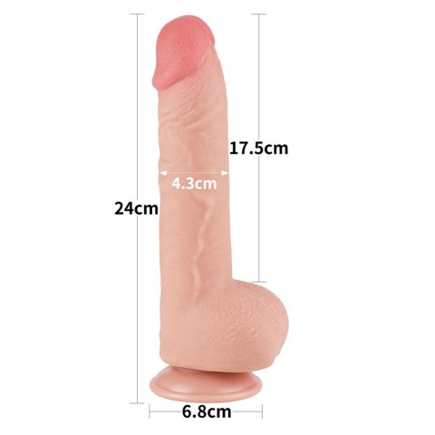 9.5'' Sliding Skin Dual Layer Dong Flesh LoveToy - Boys of Toys Sp. z o.o. (dystrybutor) 9.5'' Sliding Skin Dual Layer Dong Flesh LoveToy - Boys of Toys Sp. z o.o. (dystrybutor)