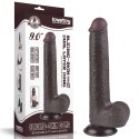 9'' Sliding Skin Dual Layer Dong Black LoveToy - Boys of Toys Sp. z o.o. (dystrybutor)
