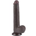 9'' Sliding Skin Dual Layer Dong Black LoveToy - Boys of Toys Sp. z o.o. (dystrybutor)