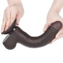 9'' Sliding Skin Dual Layer Dong Black LoveToy - Boys of Toys Sp. z o.o. (dystrybutor)