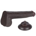 9'' Sliding Skin Dual Layer Dong Black LoveToy - Boys of Toys Sp. z o.o. (dystrybutor)