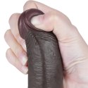 9'' Sliding Skin Dual Layer Dong Black LoveToy - Boys of Toys Sp. z o.o. (dystrybutor)