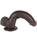 9'' Sliding Skin Dual Layer Dong Black LoveToy - Boys of Toys Sp. z o.o. (dystrybutor)