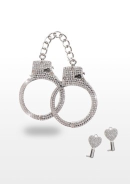 Diamond Wrist Cuffs Silver Silver SCALA