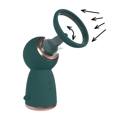 Exquisite - Rechargeable Vulva and Breast Pump - Forest Green SHOTS Exquisite - Rechargeable Vulva and Breast Pump - Forest Green SHOTS