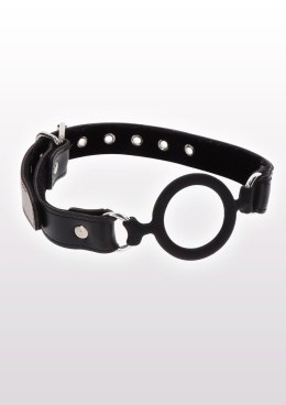 Open Ring Gag Black SCALA