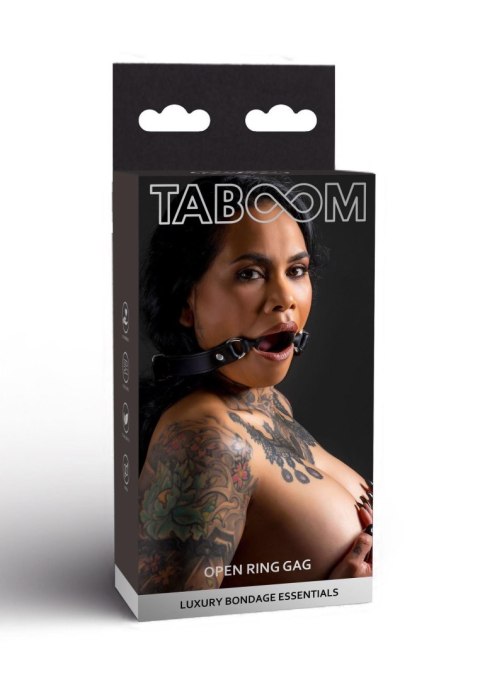 Open Ring Gag Black SCALA Open Ring Gag Black SCALA