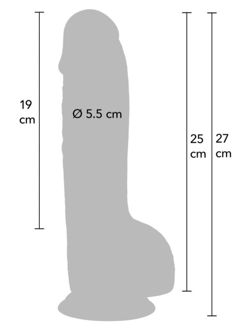 Realistic Dildo PVC 25 cm SCALA Realistic Dildo PVC 25 cm SCALA