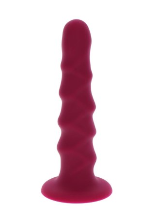 Ribbed Dong 6 Inch Red SCALA