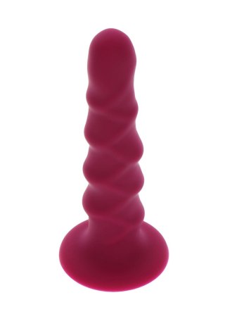 Ribbed Dong 6 Inch Red SCALA