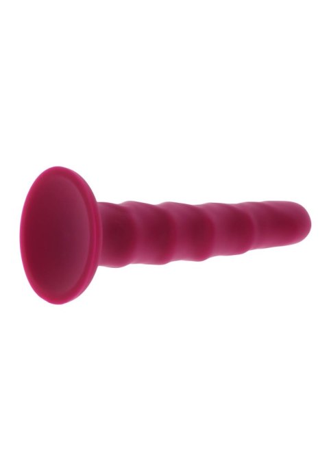 Ribbed Dong 6 Inch Red SCALA Ribbed Dong 6 Inch Red SCALA