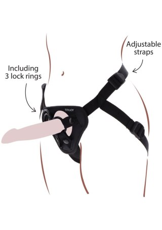 Strap-On Harness Black SCALA