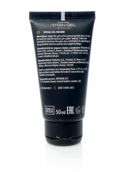 Żel/sprej-Titan GEL GOLD 50ml.( ORGINAL ) Hendel - Boys of Toys Sp. z o.o. (dystrybutor) Żel/sprej-Titan GEL GOLD 50ml.( ORGINAL ) Hendel - Boys of Toys Sp. z o.o. (dystrybutor)