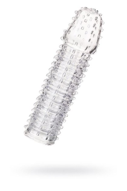 A-Toys Boyn - przezroczysta nakładka na penisa z TPR, 15,2 cm