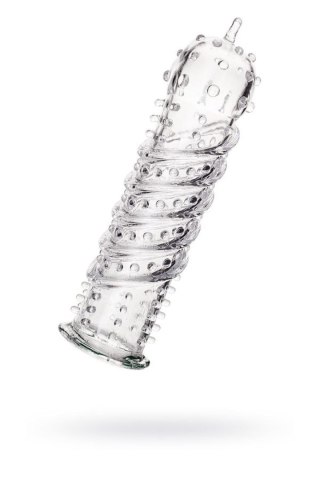 A-TOYS, Penis Sleeve, TPR, Transparent, 15.5 cm TOYFA - Boys of Toys Sp. z o.o. (dystrybutor)