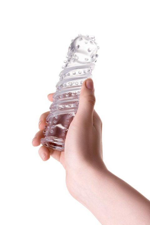 A-TOYS, Penis Sleeve, TPR, Transparent, 15.5 cm TOYFA - Boys of Toys Sp. z o.o. (dystrybutor)
