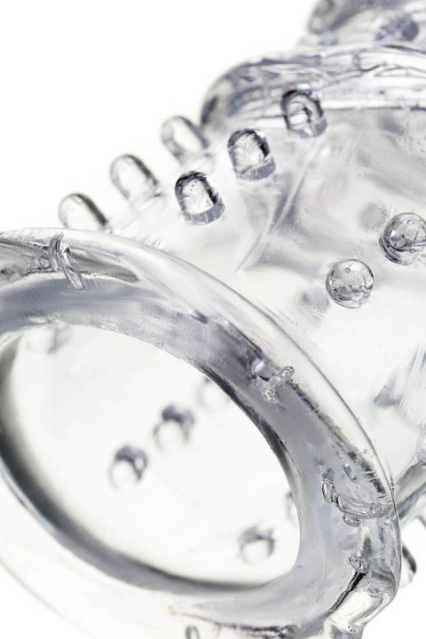 A-TOYS, Penis Sleeve, TPR, Transparent, 15.5 cm TOYFA - Boys of Toys Sp. z o.o. (dystrybutor)