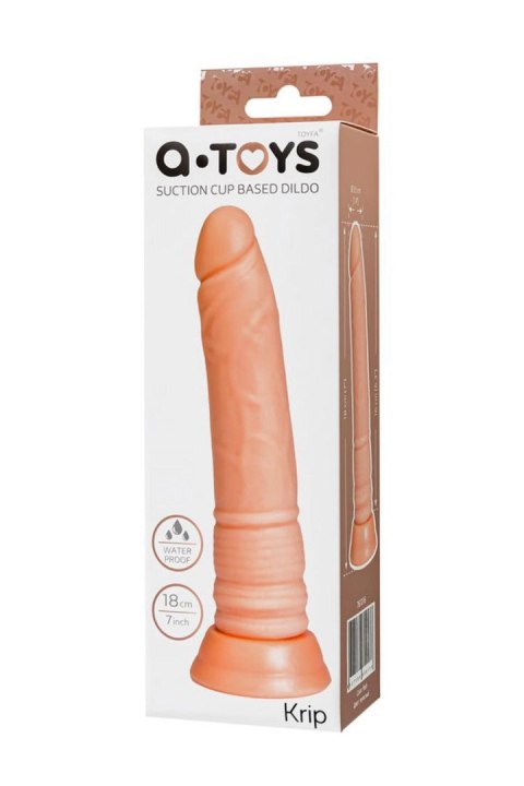 A-TOYS, Realistic Dildo, TPE, Flesh, 18 cm TOYFA - Boys of Toys Sp. z o.o. (dystrybutor) A-TOYS, Realistic Dildo, TPE, Flesh, 18 cm TOYFA - Boys of Toys Sp. z o.o. (dystrybutor)