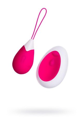 A-TOYS, Vibrating egg with remote control, silicone, pink and white, 12 cm TOYFA - Boys of Toys Sp. z o.o. (dystrybutor)