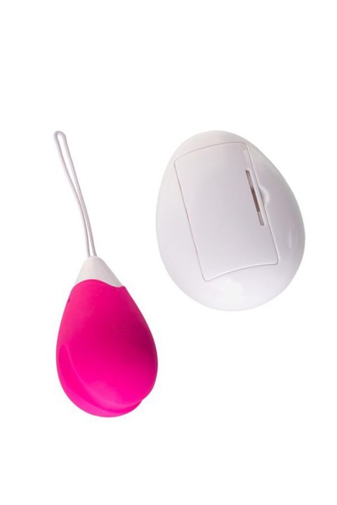 A-TOYS, Vibrating egg with remote control, silicone, pink and white, 12 cm TOYFA - Boys of Toys Sp. z o.o. (dystrybutor) A-TOYS, Vibrating egg with remote control, silicone, pink and white, 12 cm TOYFA - Boys of Toys Sp. z o.o. (dystrybutor)