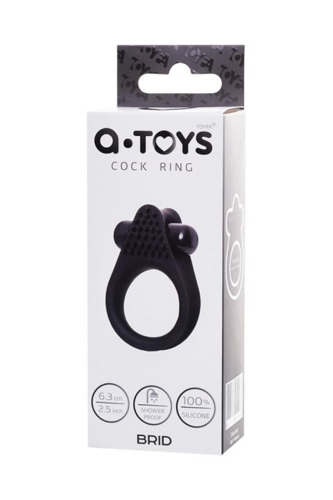 A-Toys BRID cock ring, black TOYFA - Boys of Toys Sp. z o.o. (dystrybutor) A-Toys BRID cock ring, black TOYFA - Boys of Toys Sp. z o.o. (dystrybutor)