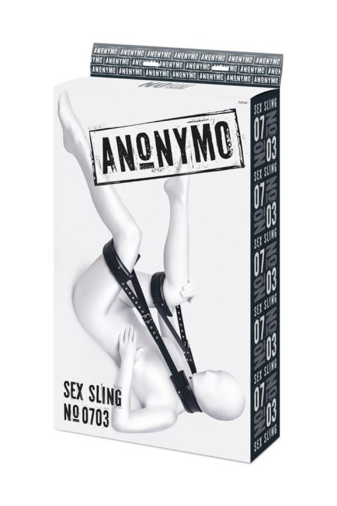 Anonymo fixing sling, PU leather, black, 145 cm TOYFA - Boys of Toys Sp. z o.o. (dystrybutor) Anonymo fixing sling, PU leather, black, 145 cm TOYFA - Boys of Toys Sp. z o.o. (dystrybutor)