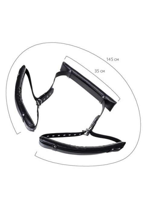 Anonymo fixing sling, PU leather, black, 145 cm TOYFA - Boys of Toys Sp. z o.o. (dystrybutor) Anonymo fixing sling, PU leather, black, 145 cm TOYFA - Boys of Toys Sp. z o.o. (dystrybutor)