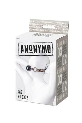 Anonymo gag, ABS plastic, black, 64 cm TOYFA - Boys of Toys Sp. z o.o. (dystrybutor)