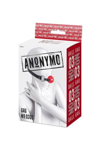 Anonymo gag, ABS plastic, red, 64 cm TOYFA - Boys of Toys Sp. z o.o. (dystrybutor)