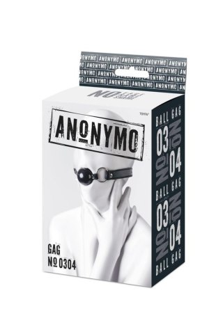 Anonymo gag, TPR, black, 64 cm TOYFA - Boys of Toys Sp. z o.o. (dystrybutor)