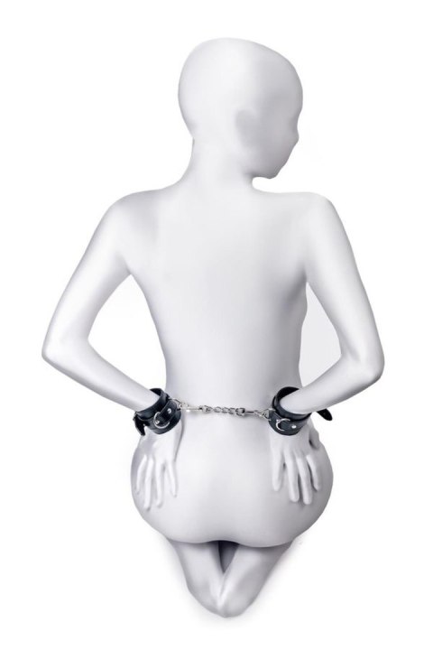 Anonymo handcuffs, PU leather, black TOYFA - Boys of Toys Sp. z o.o. (dystrybutor)