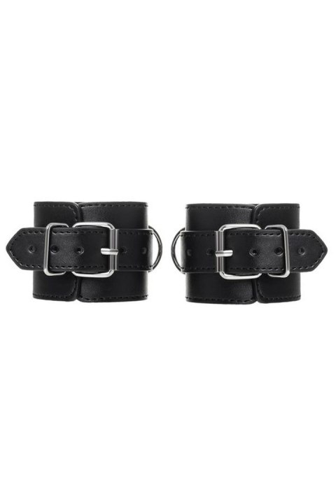 Anonymo handcuffs, PU leather, black TOYFA - Boys of Toys Sp. z o.o. (dystrybutor)
