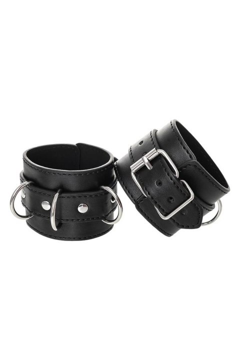 Anonymo handcuffs, PU leather, black TOYFA - Boys of Toys Sp. z o.o. (dystrybutor)