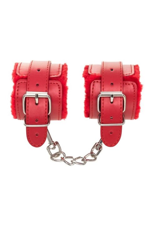 Anonymo handcuffs, PU leather, red, 27 cm TOYFA - Boys of Toys Sp. z o.o. (dystrybutor) Anonymo handcuffs, PU leather, red, 27 cm TOYFA - Boys of Toys Sp. z o.o. (dystrybutor)