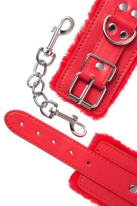 Anonymo handcuffs, PU leather, red, 27 cm TOYFA - Boys of Toys Sp. z o.o. (dystrybutor) Anonymo handcuffs, PU leather, red, 27 cm TOYFA - Boys of Toys Sp. z o.o. (dystrybutor)