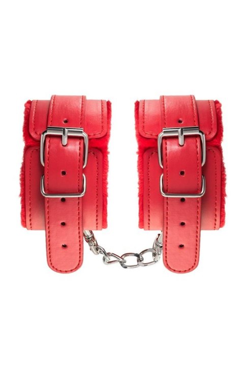 Anonymo handcuffs, PU leather, red, 27 cm TOYFA - Boys of Toys Sp. z o.o. (dystrybutor) Anonymo handcuffs, PU leather, red, 27 cm TOYFA - Boys of Toys Sp. z o.o. (dystrybutor)