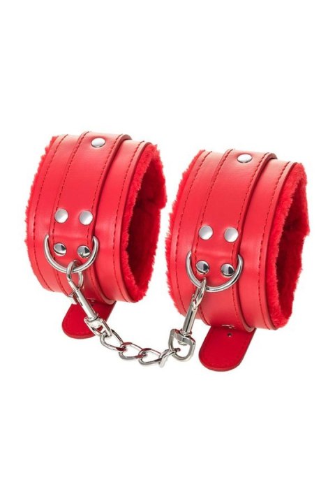 Anonymo handcuffs, PU leather, red, 27 cm TOYFA - Boys of Toys Sp. z o.o. (dystrybutor) Anonymo handcuffs, PU leather, red, 27 cm TOYFA - Boys of Toys Sp. z o.o. (dystrybutor)