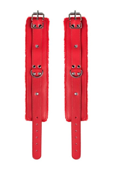 Anonymo handcuffs, PU leather, red, 27 cm TOYFA - Boys of Toys Sp. z o.o. (dystrybutor) Anonymo handcuffs, PU leather, red, 27 cm TOYFA - Boys of Toys Sp. z o.o. (dystrybutor)