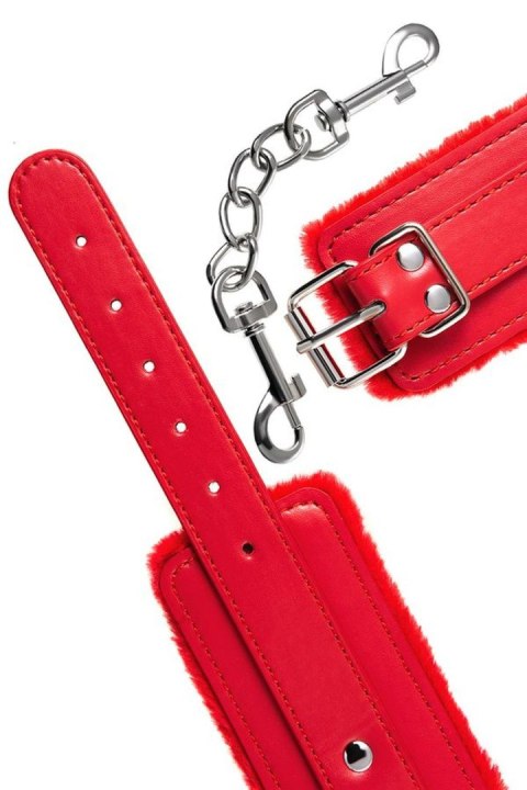 Anonymo handcuffs, PU leather, red, 27 cm TOYFA - Boys of Toys Sp. z o.o. (dystrybutor) Anonymo handcuffs, PU leather, red, 27 cm TOYFA - Boys of Toys Sp. z o.o. (dystrybutor)