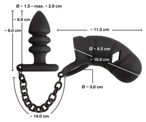 Black Velvets Cock cage with a ORION Black Velvets Cock cage with a ORION
