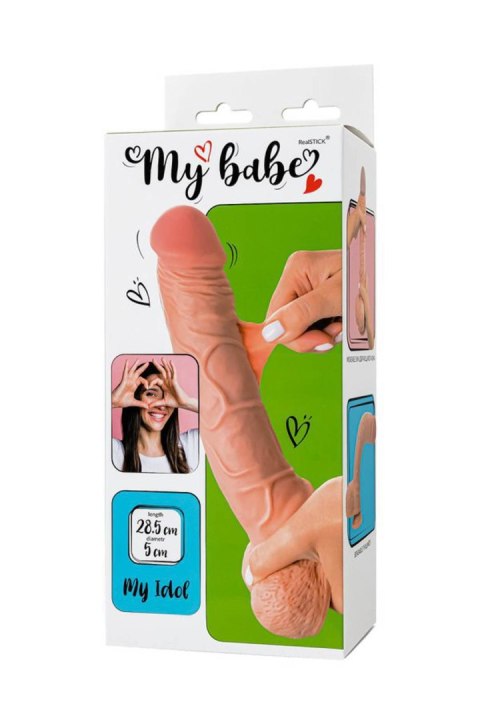 Dildo My babe by RealStick My Idol, flesh,TPE, 28,5 cm TOYFA - Boys of Toys Sp. z o.o. (dystrybutor) Dildo My babe by RealStick My Idol, flesh,TPE, 28,5 cm TOYFA - Boys of Toys Sp. z o.o. (dystrybutor)