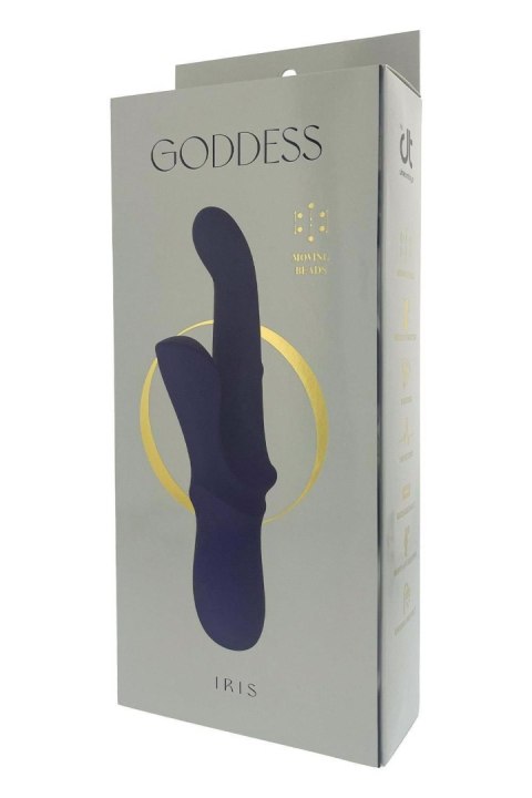 GODDESS IRIS DUO VIBRATOR WITH SLIDING BEAD TONGA