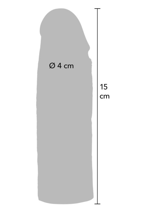 Penis Sleeve Liquid Silicone 15 cm SCALA Penis Sleeve Liquid Silicone 15 cm SCALA