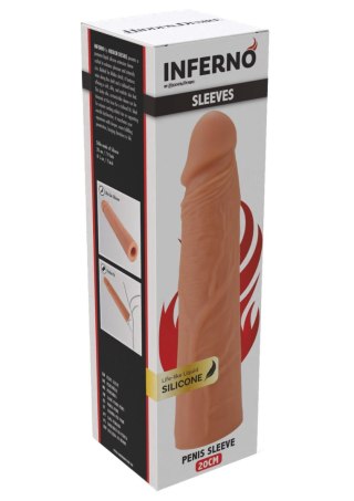 Penis Sleeve Liquid Silicone 20 cm SCALA