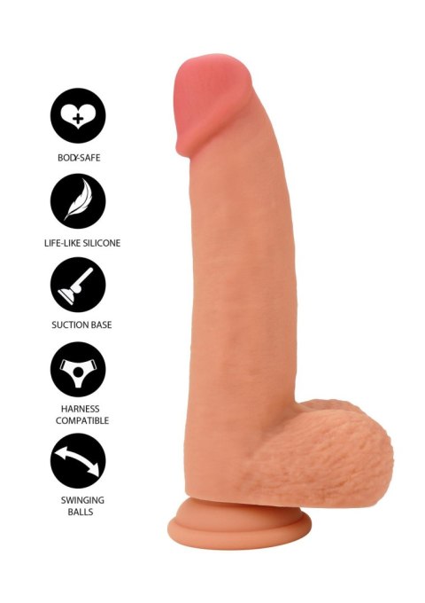 Realistic Dildo Liquid Silicone 19 cm SCALA