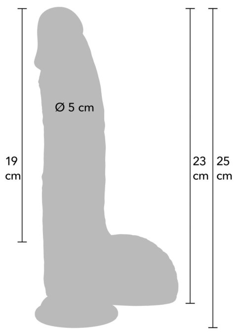 Realistic Dildo Liquid Silicone 23 cm SCALA