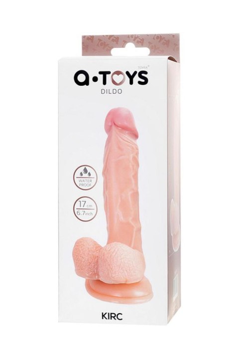 Realistic dildo A-Toys by TOYFA Kirc, TPE, nude, 17 cm TOYFA - Boys of Toys Sp. z o.o. (dystrybutor) Realistic dildo A-Toys by TOYFA Kirc, TPE, nude, 17 cm TOYFA - Boys of Toys Sp. z o.o. (dystrybutor)